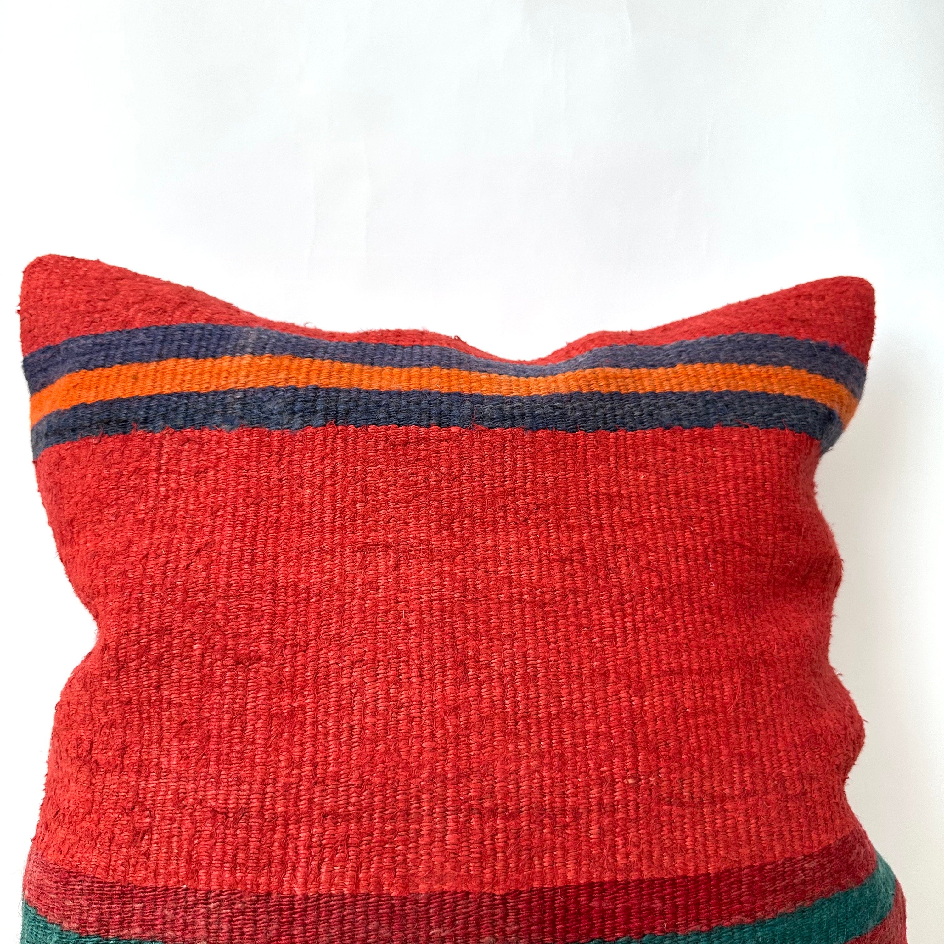 Yalene - Red Hemp Pillow Cover