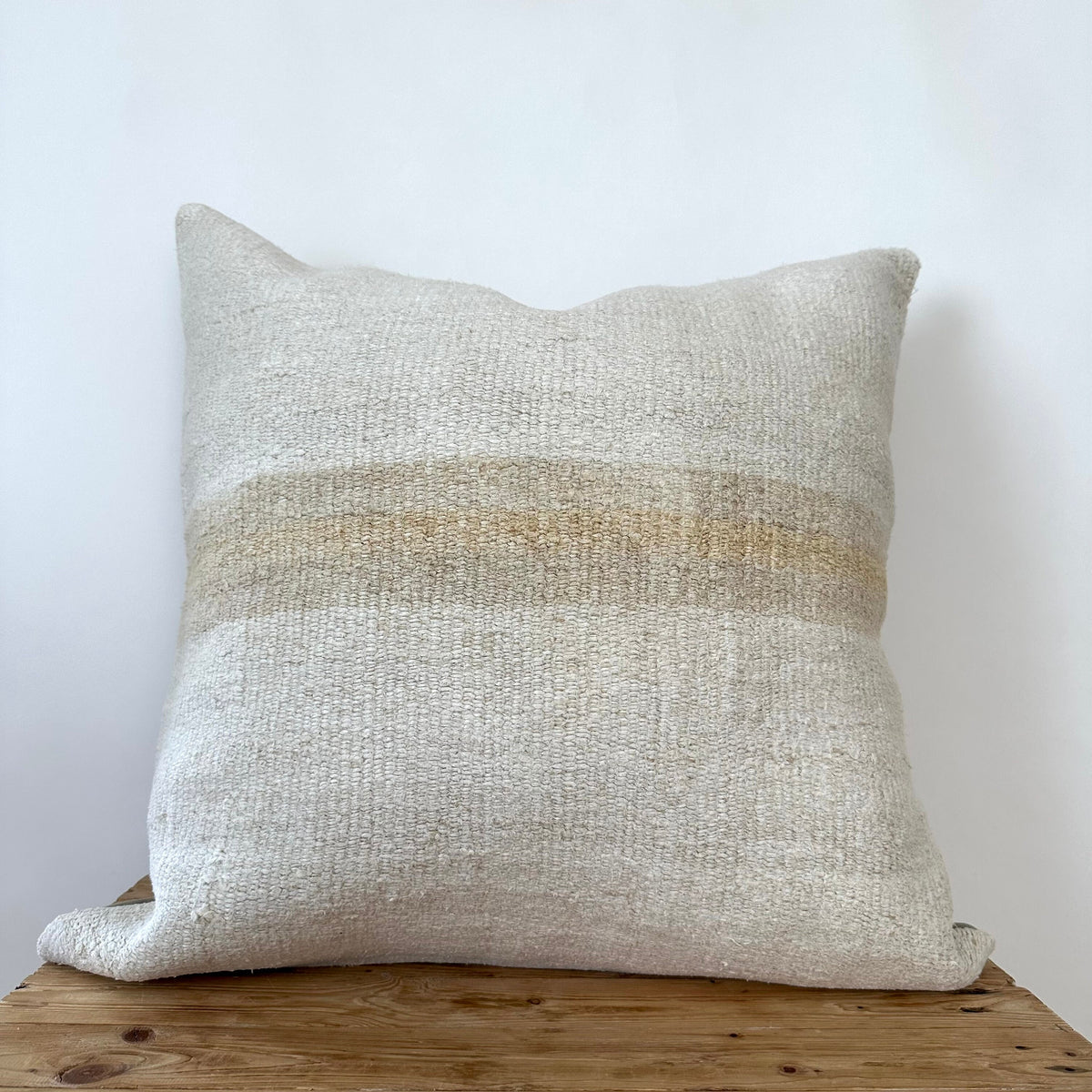 Tulsi - White Hemp Pillow Cover