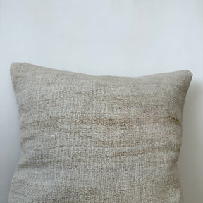 Tashera - White Hemp Pillow Cover