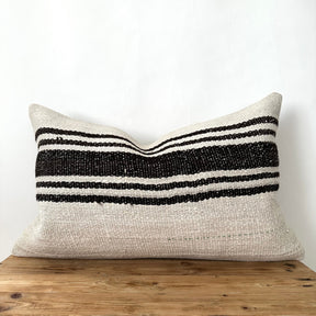 Tynesha - White Hemp Pillow Cover