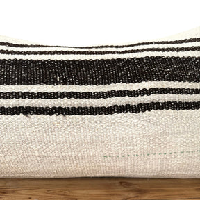 Tynesha - White Hemp Pillow Cover