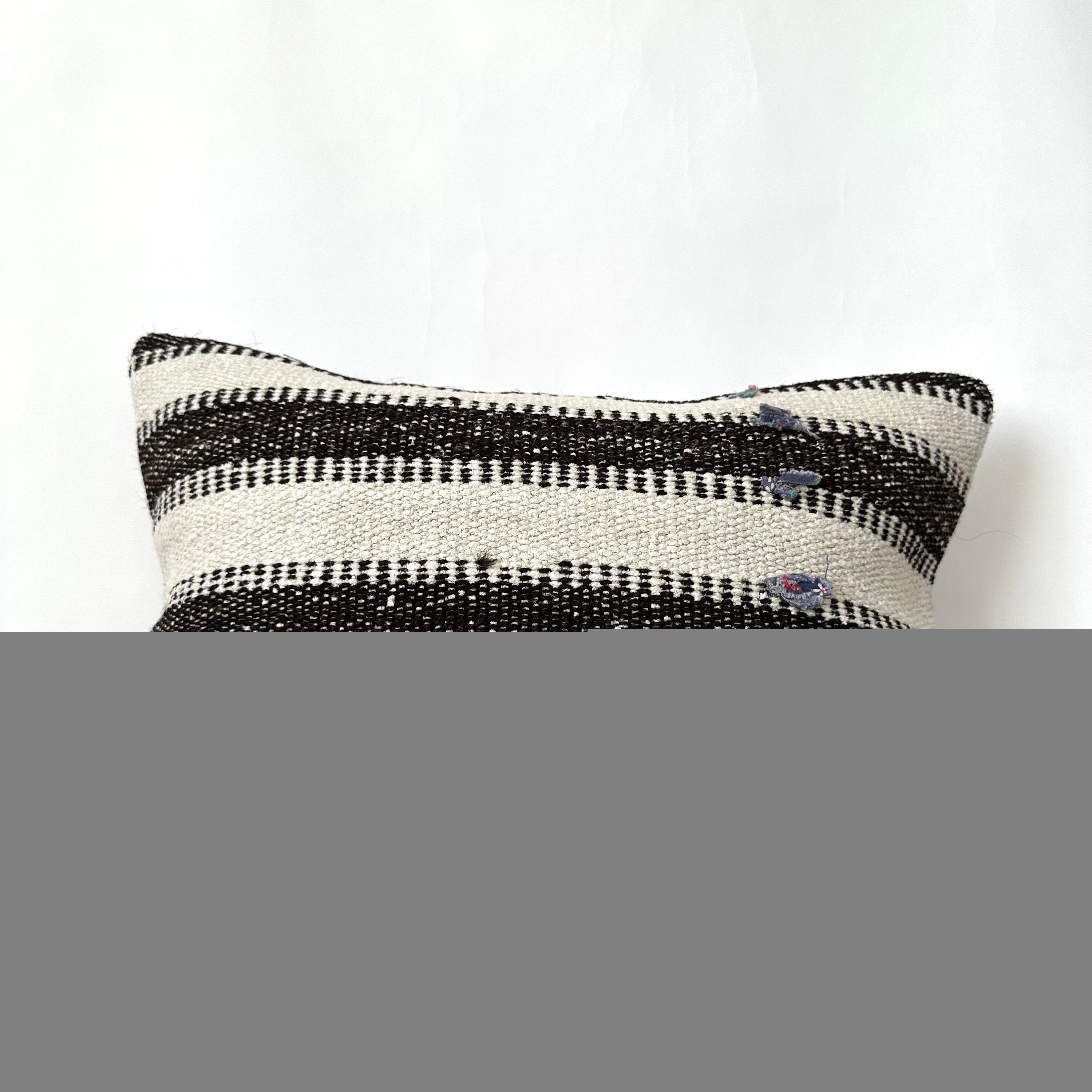 Thayna - White Hemp Pillow Cover