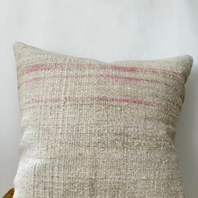 Teleri - White Hemp Pillow Cover