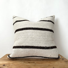 Tifara - White Hemp Pillow Cover