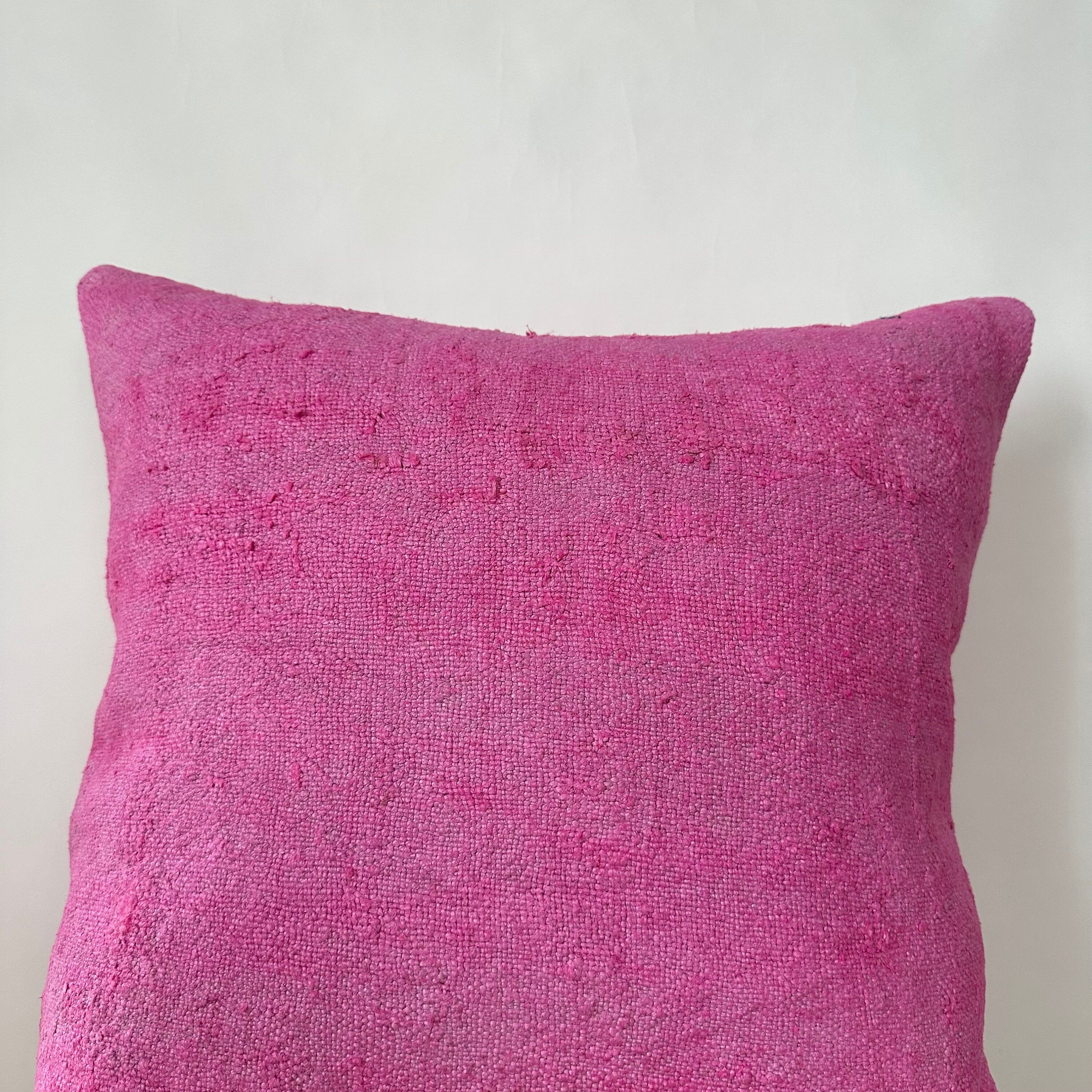 Yesmy - Pink Hemp Pillow Cover