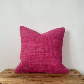 Yvelina - Pink Hemp Pillow Cover