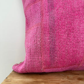 Yvelisse - Pink Hemp Pillow Cover