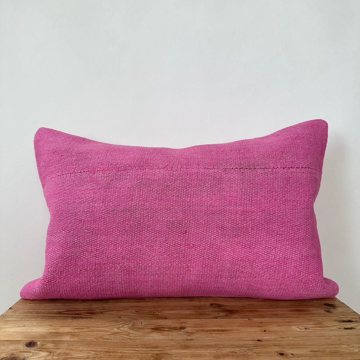 Yemaya - Pink Hemp Pillow Cover