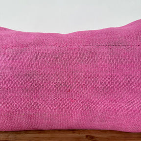 Yemaya - Pink Hemp Pillow Cover