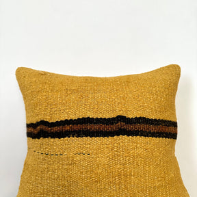 Yazmina - Yellow Hemp Pillow Cover