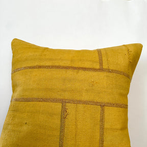 Yiva - Yellow Hemp Pillow Cover