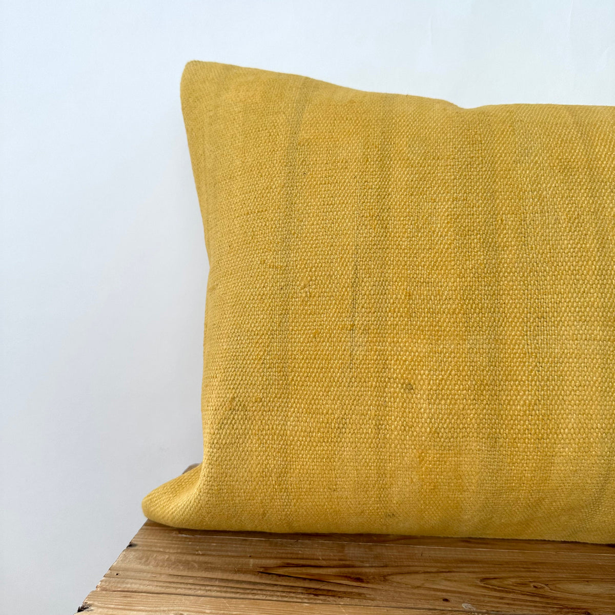 Yolani - Yellow Hemp Pillow Cover