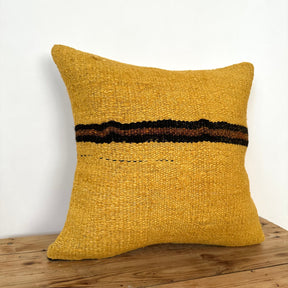 Yazmina - Yellow Hemp Pillow Cover