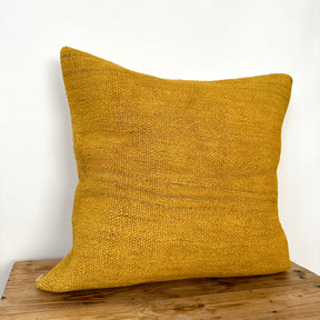 Yasira - Yellow Hemp Pillow Cover