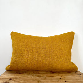 Yasheena - Yellow Hemp Pillow Cover