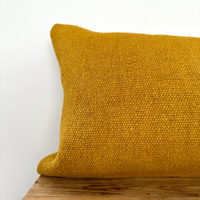 Yasheena - Yellow Hemp Pillow Cover