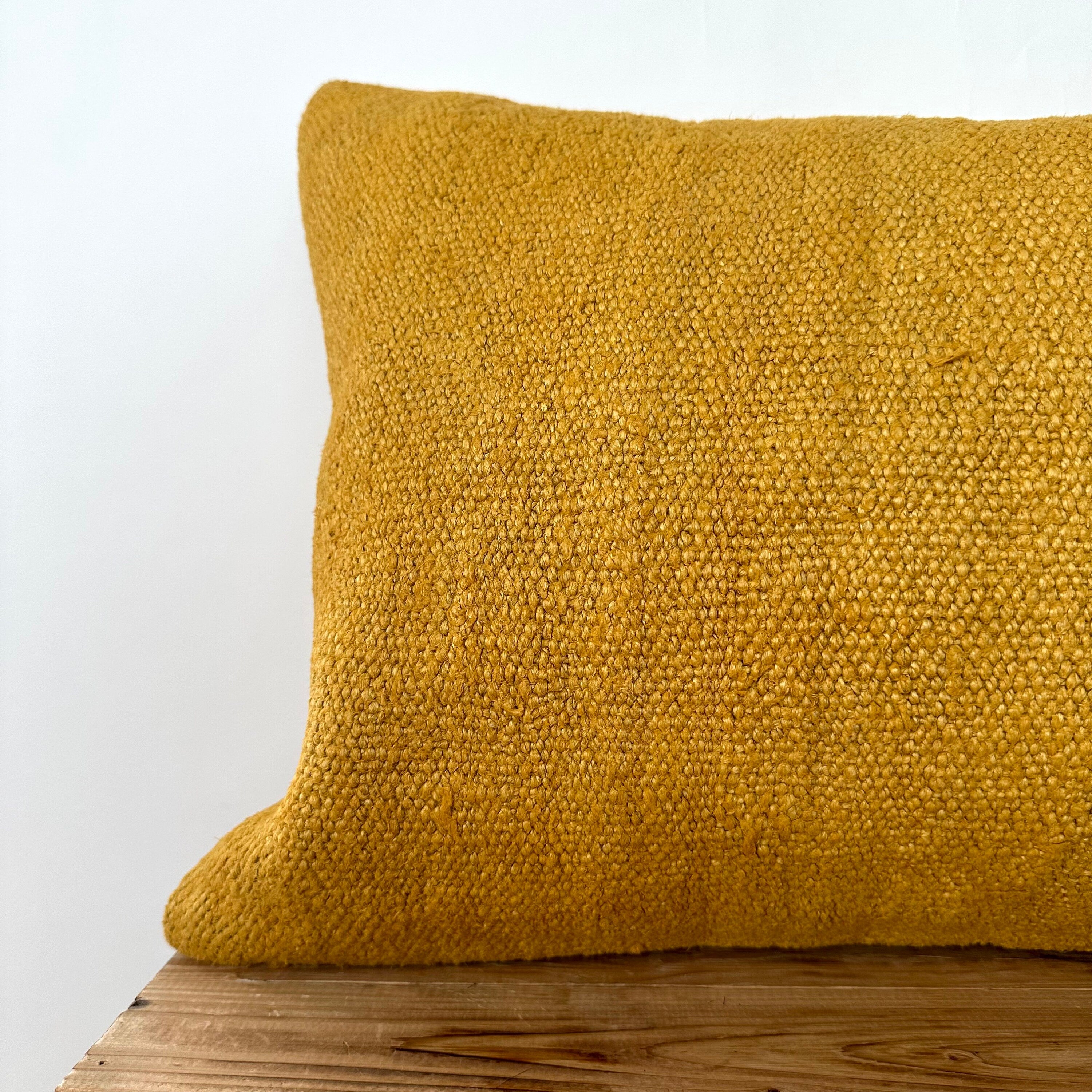 Yolissa - Yellow Hemp Pillow Cover