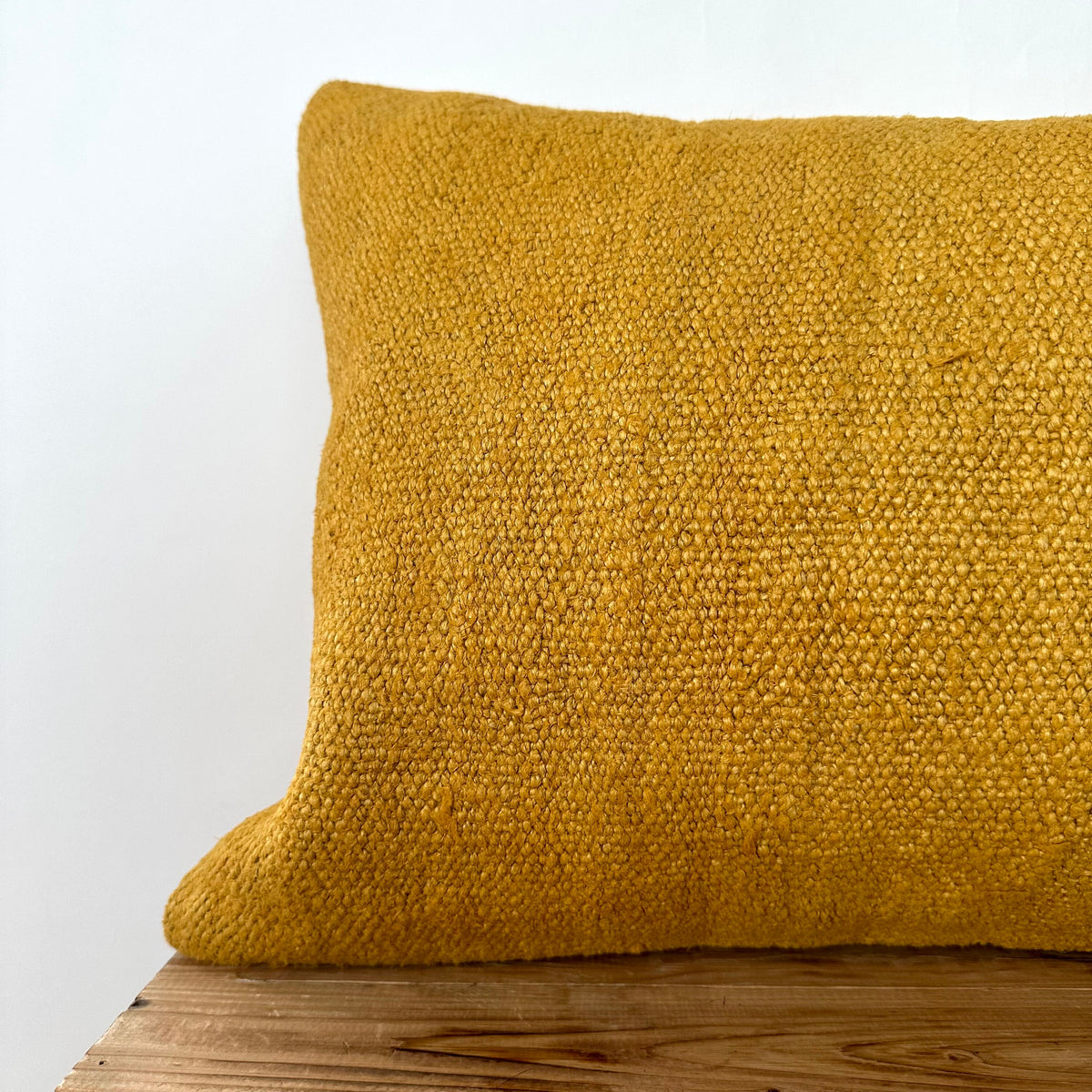 Yolissa - Yellow Hemp Pillow Cover