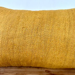 Yolissa - Yellow Hemp Pillow Cover