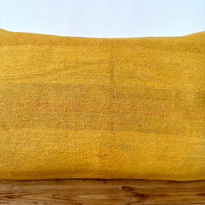 Yeliah - Yellow Hemp Pillow Cover