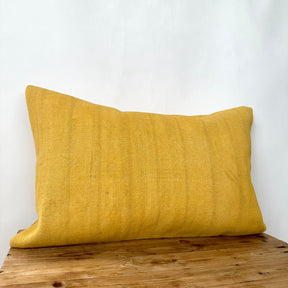 Yolani - Yellow Hemp Pillow Cover