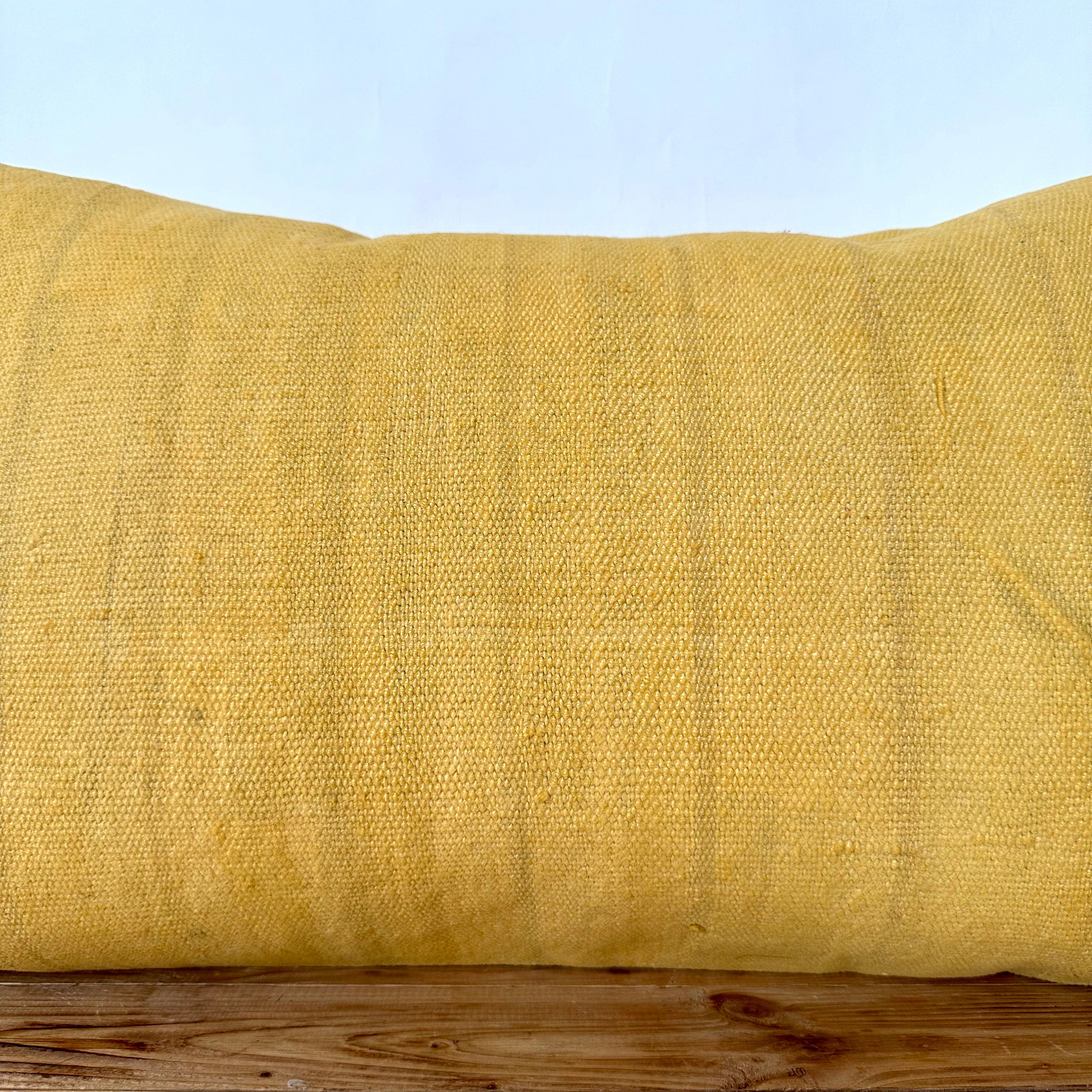 Yolani - Yellow Hemp Pillow Cover