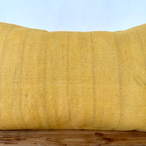 Yolani - Yellow Hemp Pillow Cover