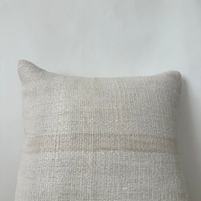 Tori - White Hemp Pillow Cover