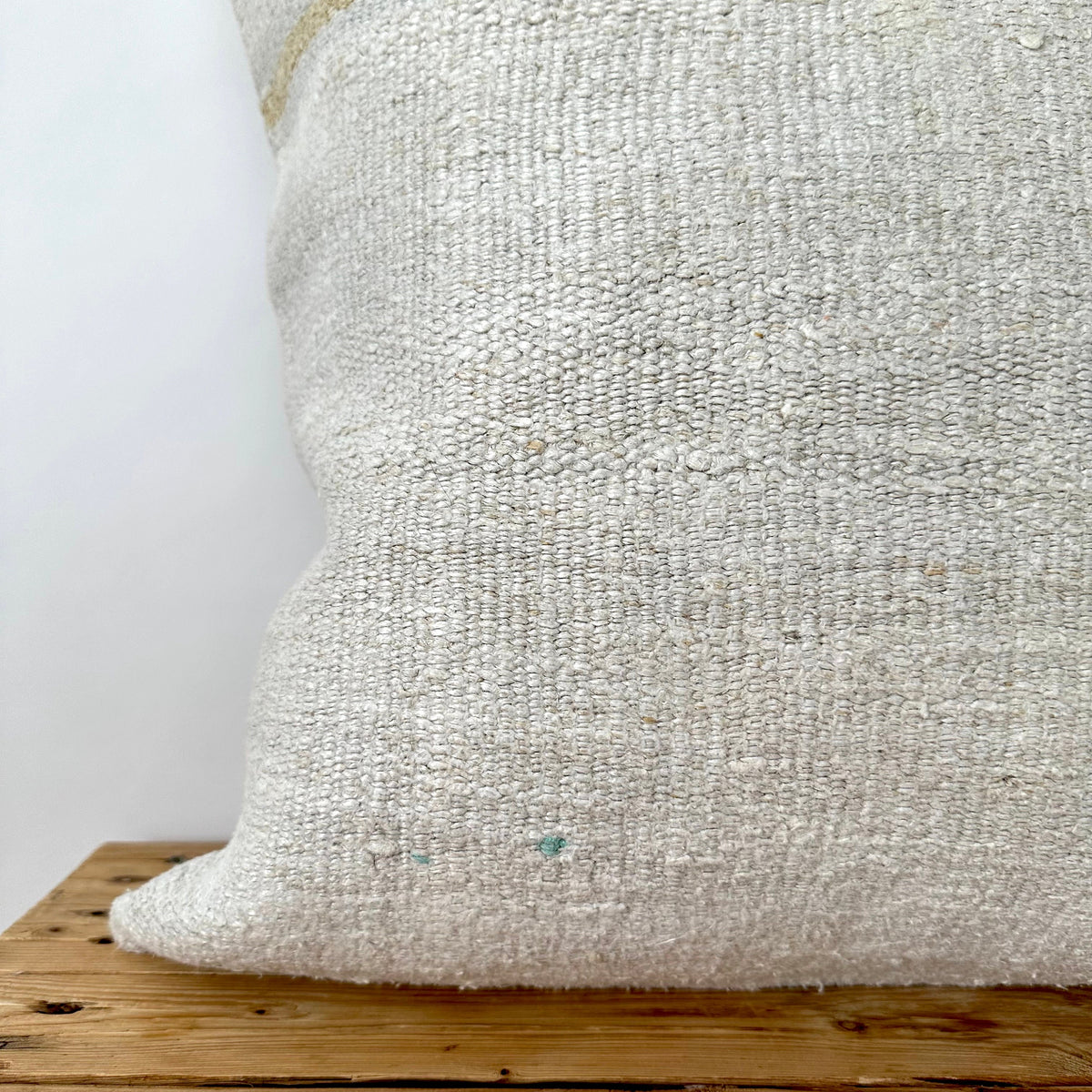 Tinley - White Hemp Pillow Cover