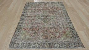 Bohemian Vintage Rug with Artistic Flair - Kuden Rugs