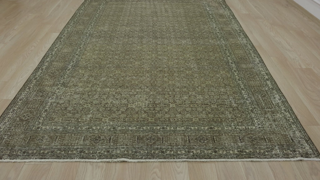 Elegant Vintage Rug with Intricate Designs - Kuden Rugs