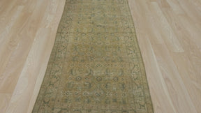 Artistic Vintage Rug with Subtle Patterns - Kuden Rugs