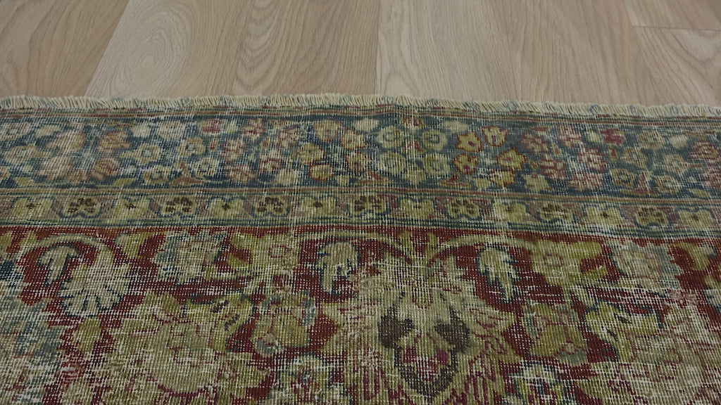 Elegant Vintage Rug with Rich Textures - Kuden Rugs