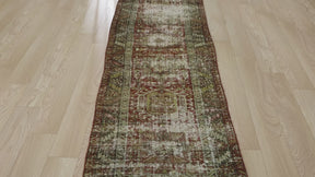 Traditional Vintage Rug with Rich, Warm Tones - Kuden Rugs