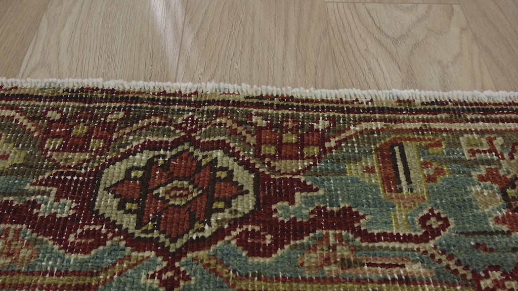 Luxurious Vintage Rug with Classic Motifs - Kuden Rugs