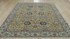 Traditional Handwoven Carpet with Ornate Designs - Kuden Rugs