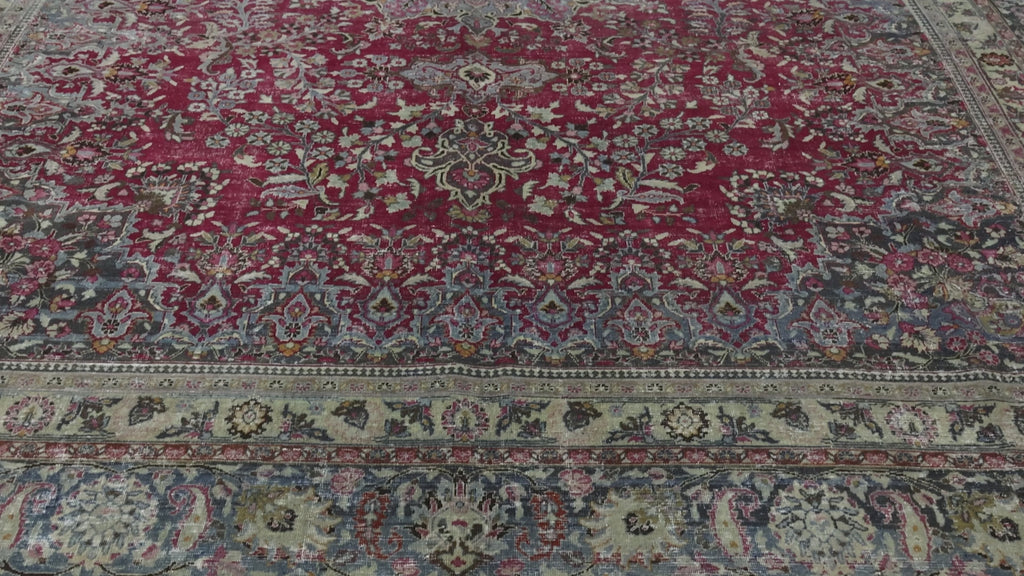 Elegant Antique Rug with Classic Motifs - Kuden Rugs