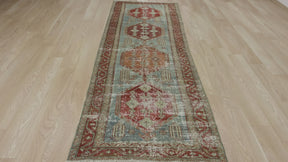 Rustic Vintage Rug with Warm, Earthy Tones - Kuden Rugs