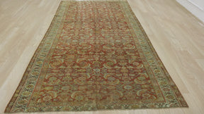 Sophisticated Antique Rug with Soft, Muted Patterns - Kuden Rugs