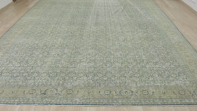 Exquisite Handwoven Rug with Floral Details - Kuden Rugs