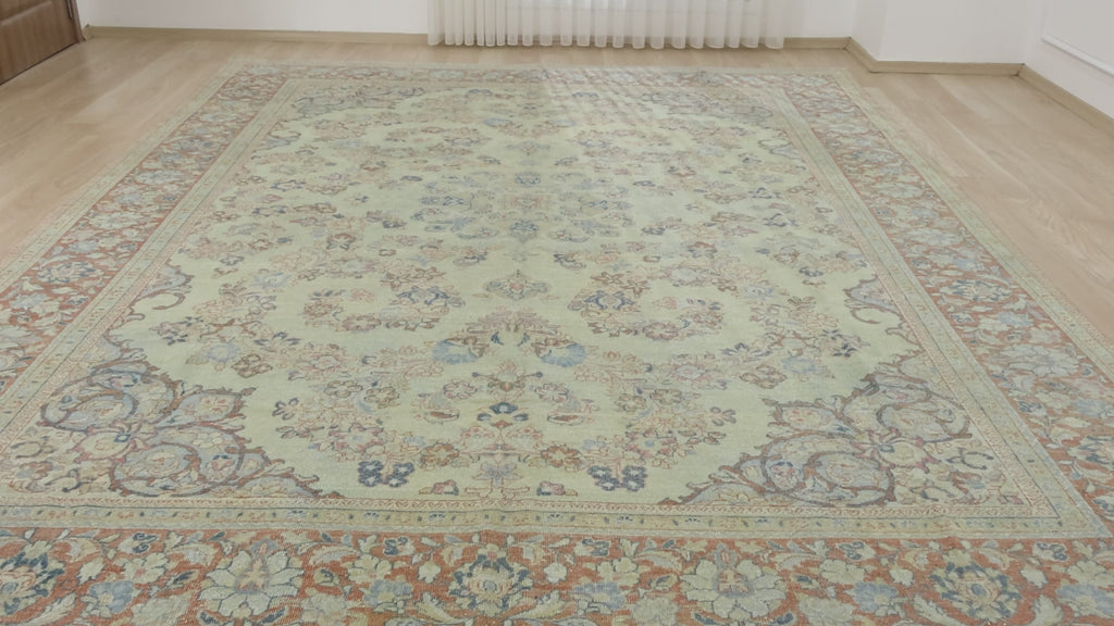 Unique Handcrafted Carpet with Soft, Muted Colors - Kuden Rugs