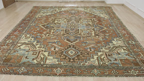 Elegant Vintage Rug with Rich Textures - Kuden Rugs