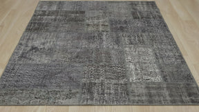 Artistic Vintage Rug with Elegant, Faded Designs - Kuden Rugs