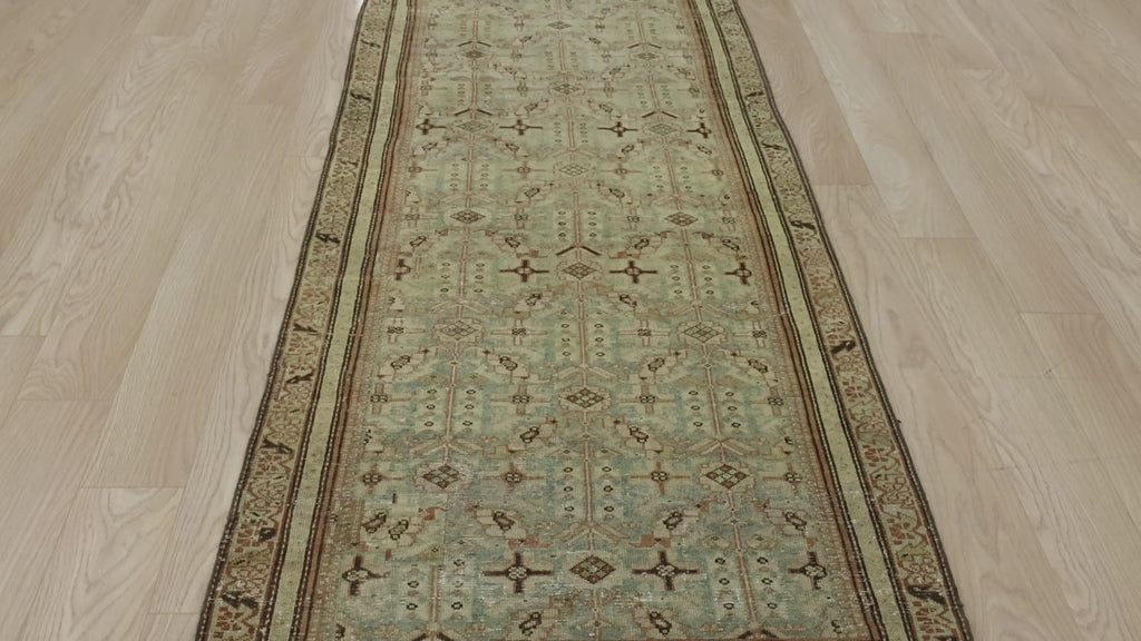 Unique Patterned Vintage Carpet for Modern Spaces - Kuden Rugs