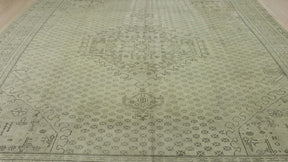 Traditional Handwoven Carpet with Ornate Details - Kuden Rugs