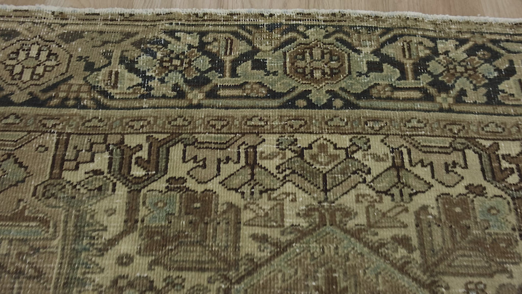 Elegant Vintage Rug with Soft, Earthy Colors - Kuden Rugs