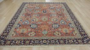 Luxurious Hand-Knotted Rug with Elegant Motifs - Kuden Rugs