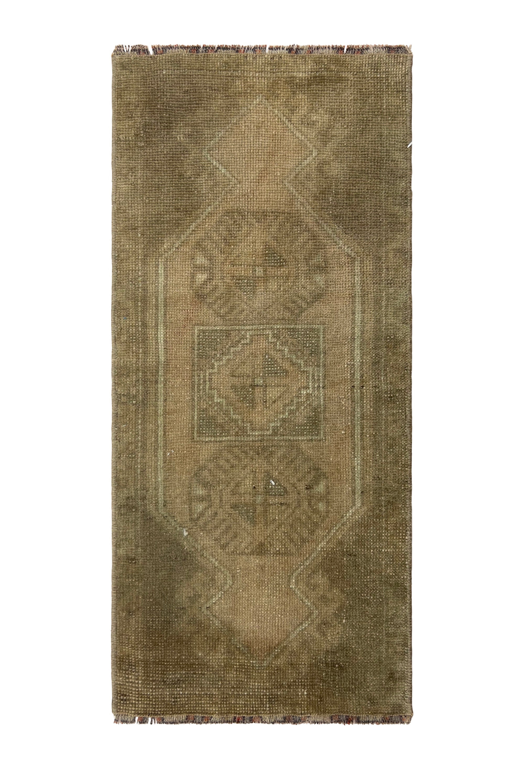 Pauleen - Vintage Mini Beige Area Rug - kudenrugs