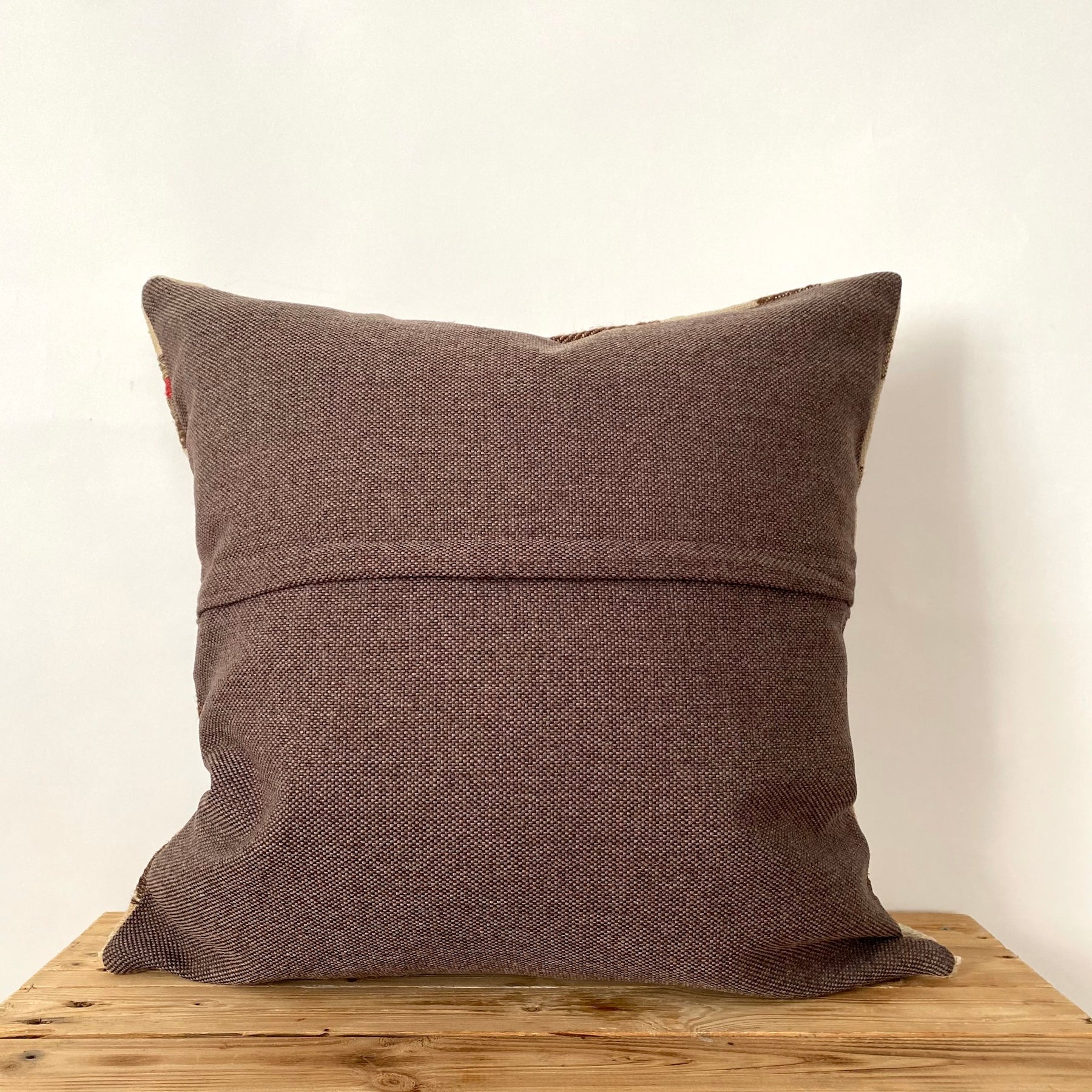Henrika - Beige Kilim Pillow Cover - kudenrugs