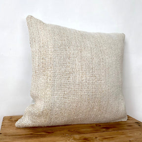 Bijoux - Beige Hemp Pillow Cover - kudenrugs
